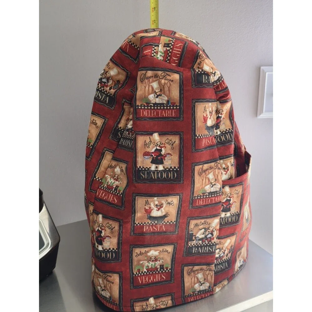Cotton Cover Compatible with Kitchenaid Stand Mixer with 2 storage Pockets